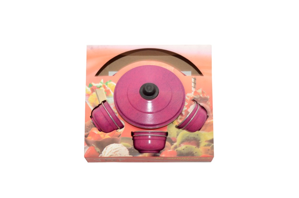JOGO DE SOBREMESA CRAQUEADO 8 PÇS