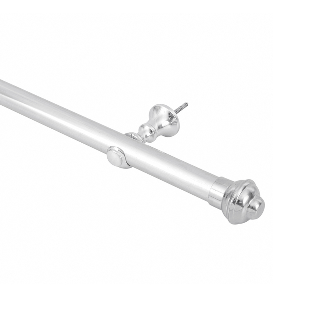 VARAO DE CORTINA CROMADO 19MM - 1,5M