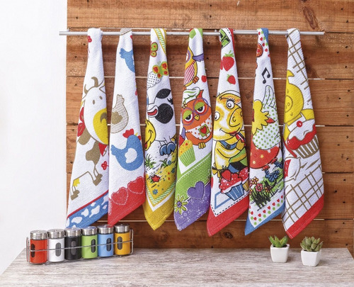 PANO DE COPA ESTAMPADO 40 X 65 CM