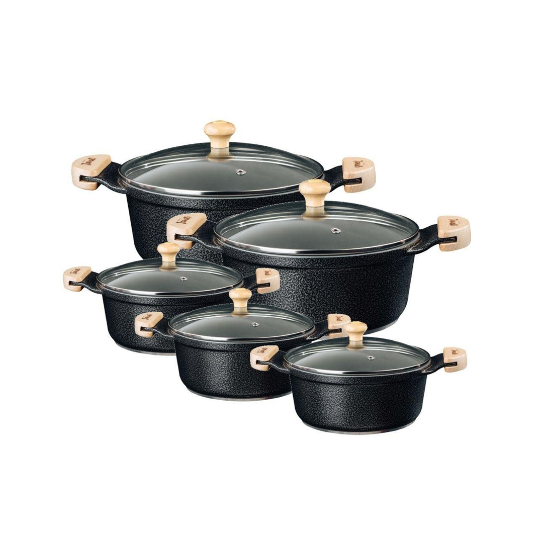 JOGO CAÇAROLA INJETADO CERAMICA 16-24 5PÇS