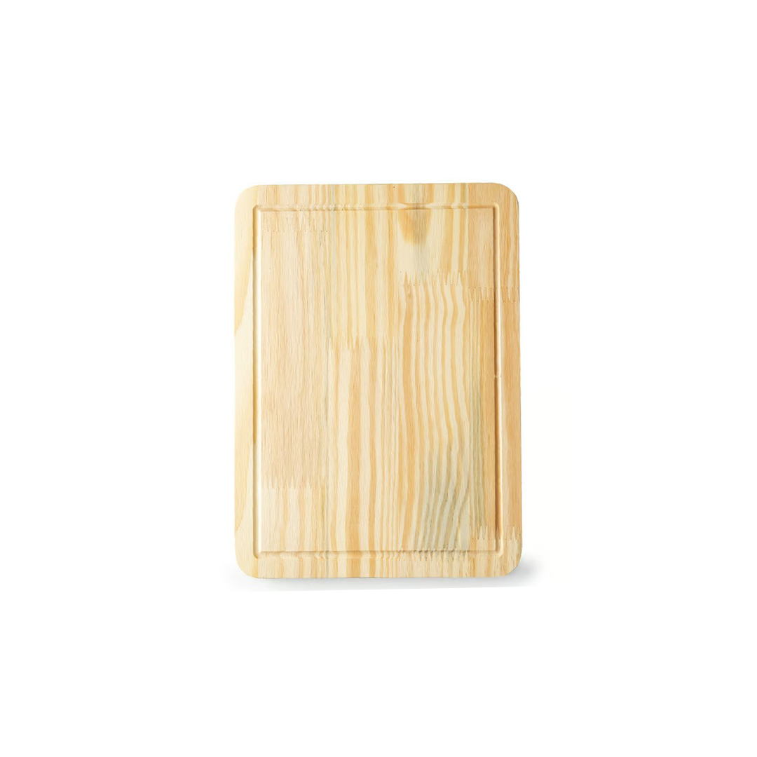 TABUA MADEIRA CANALETA RETANGULAR 23X 40CM