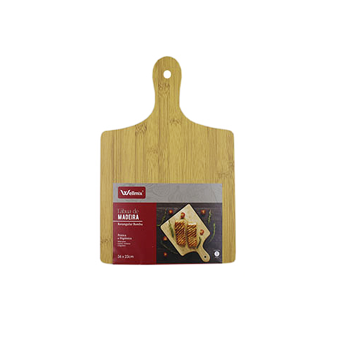 TABUA DE MADEIRA 36X23CM WELLMIX