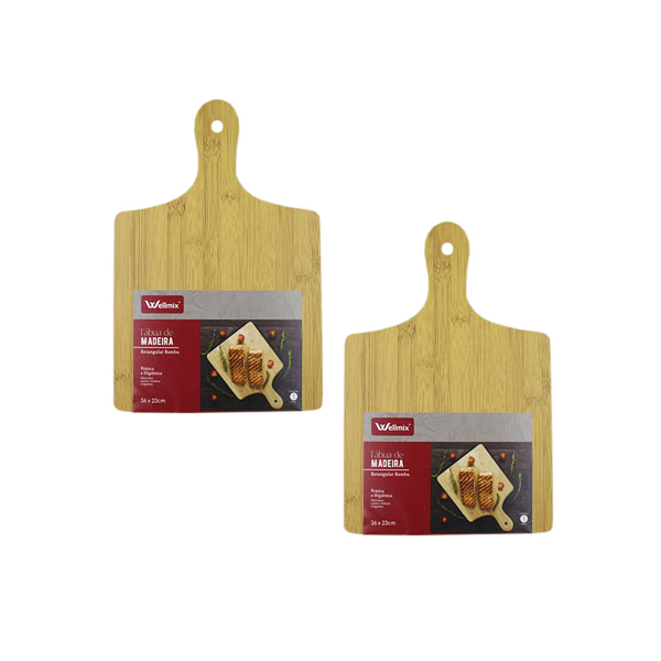 TABUA DE MADEIRA 36X23CM WELLMIX
