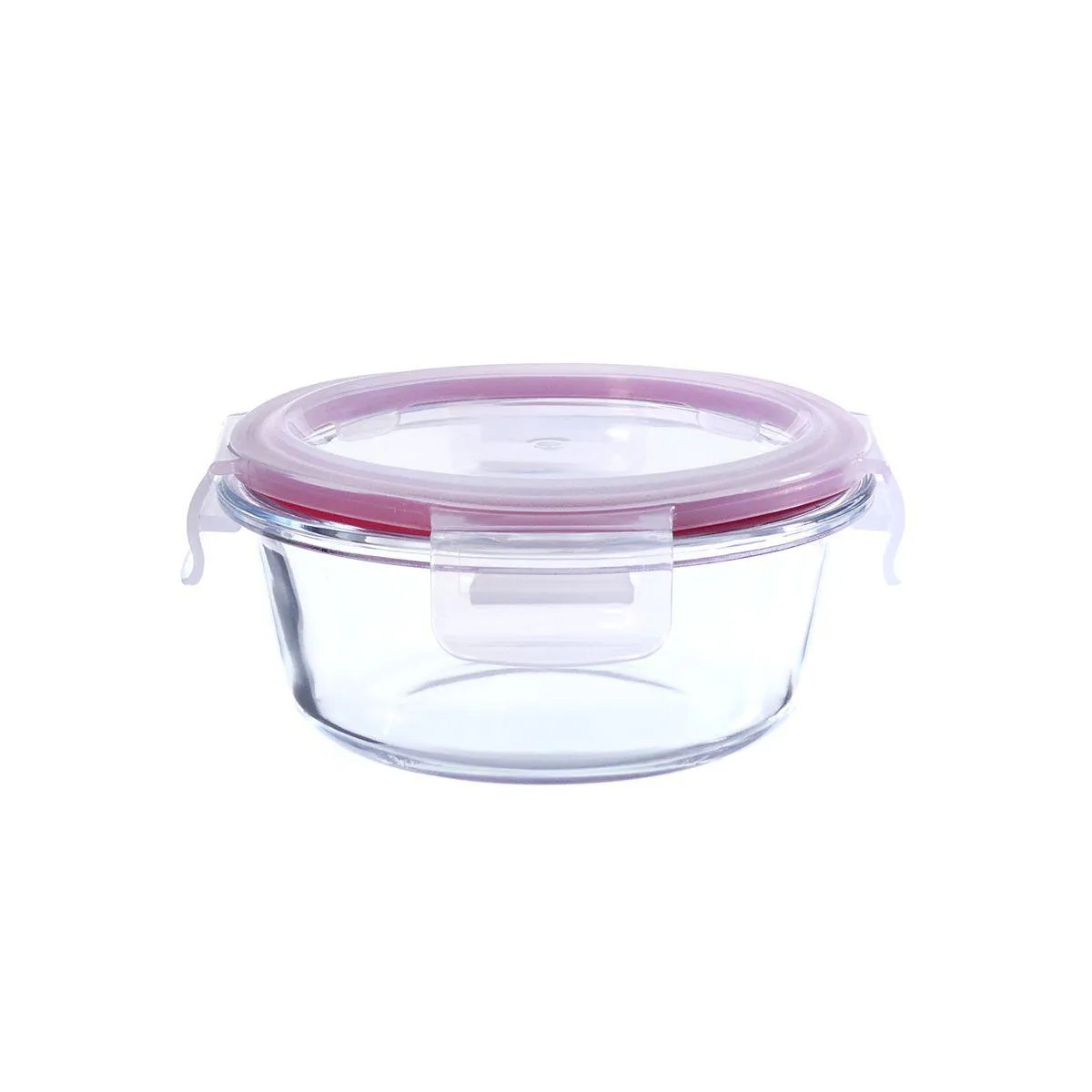 POTE VIDRO HERMETICO REDONDO 580ML (14,5X6,5CM)