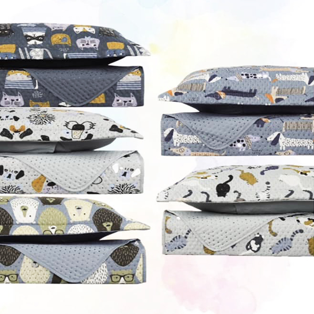 COLCHA INFANTIL PATCHWORK 2PÇS