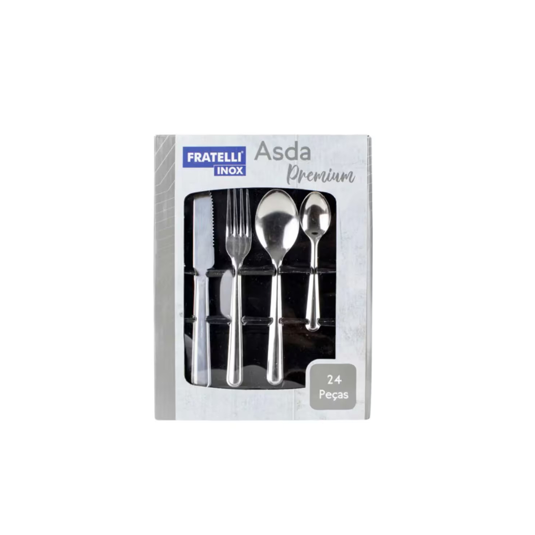 FAQUEIRO INOX FRATELLI 25 PÇS