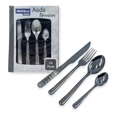 FAQUEIRO INOX FRATELLI 25 PÇS